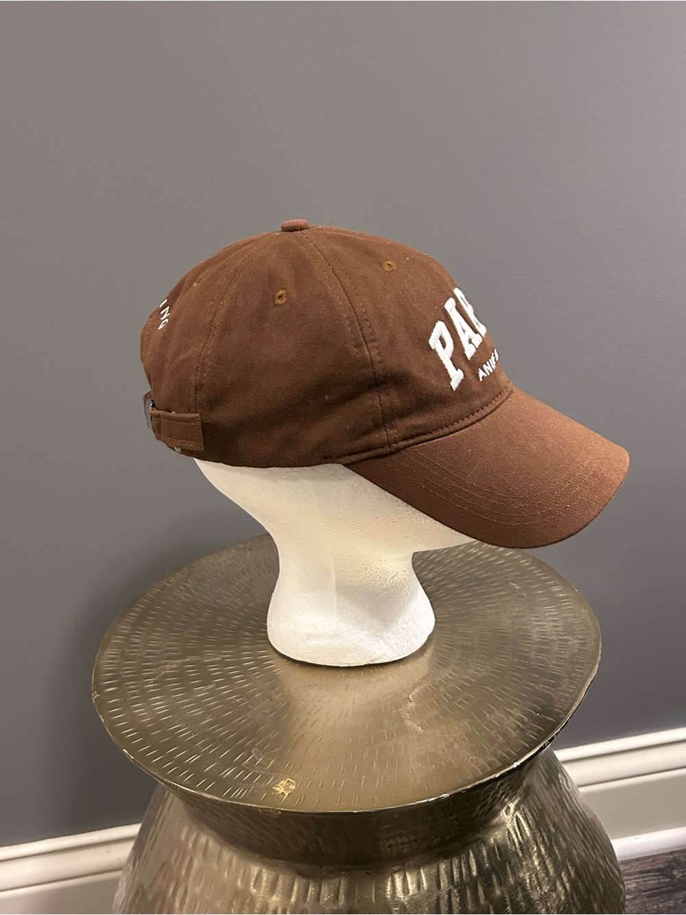 ANINE BING Jeremy Paris Baseball Cap Brown One Size - never worn